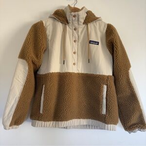 Patagonia shelled Retro-X Pullover in nest brown Size: XS